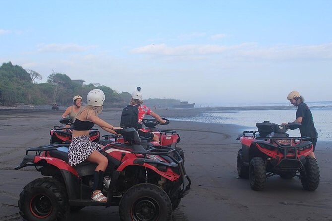 Bali ATV Ride In the beach sunset atv tour - Sunset beach vibes: where timing can make or break the day