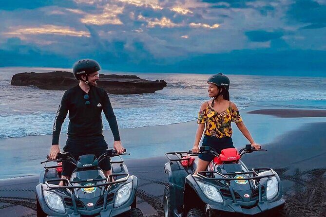 Bali ATV Ride On the Beach, Rice Field and Village Tour 2 Hour - Rice fields with sea views: the photo stop that actually earns its place