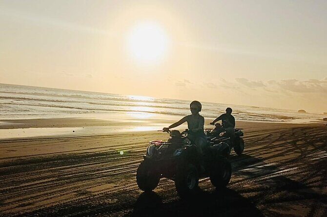 Bali ATV Ride On the Beach, Rice Field and Village Tour 2 Hour - Kelecung black sand beach ATV ride: the adrenaline payoff
