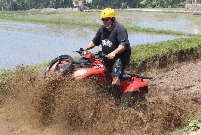 Bali Atv Riding through Cave and Waterfall - What Makes the Route Special: Village, Rice Paddy, Jungle, River