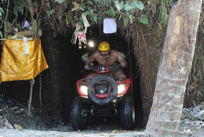 Bali Atv Riding through Cave and Waterfall - River and Cave Treks: Where the Route Gets More Adventurous