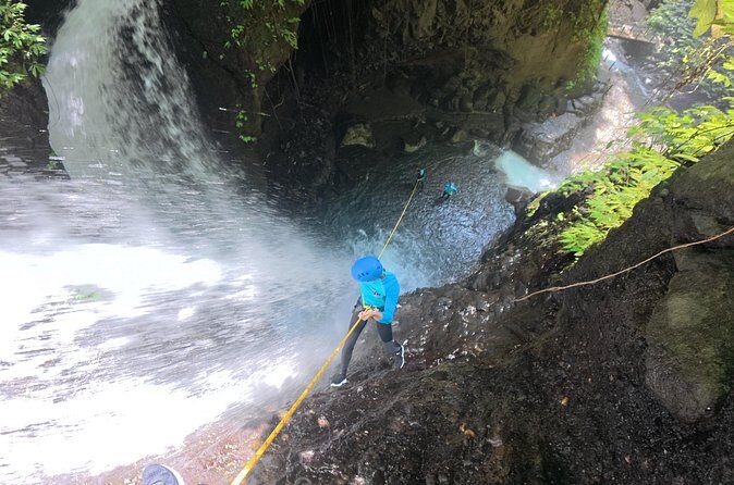 Bali Canyoning Trip – Explore Hidden Waterfalls & Gorges - Moving Through the Gorge: Bamboo Forest, Slides, and Jumps