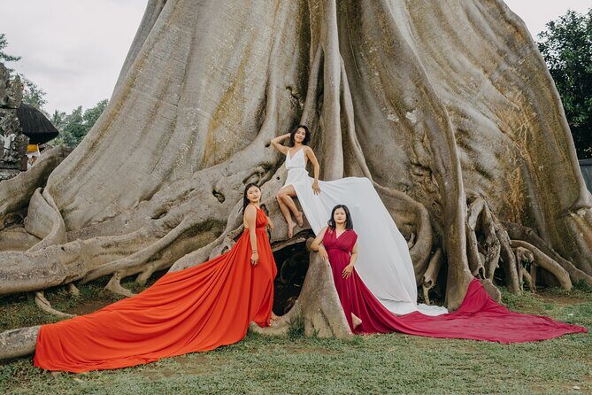 Bali Flying Dress VIP Ubud Photoshoot (Private with Professional Photographer) - Stop 2: The 700-year-old banyan tree and your Ubud shooting time