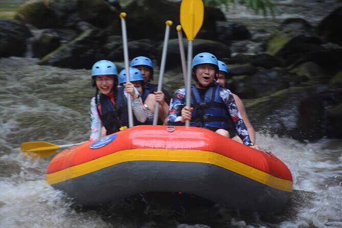 Bali Quad ATV and Rafting Private Adventure - ATV quad biking in Bali: rice fields, village tracks, and Mount Batur views