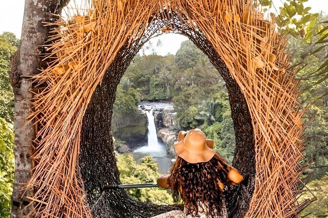 Bali Tour : Tegenungan - Tukad Cepung - Kanto Lampo - Tibumana Waterfall - Stop 3: Tibumana Waterfall’s twin look depends on the river flow