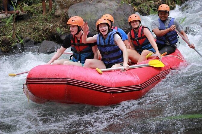 BMW Bali Rafting + Flying Fox at Telaga Waja River (LESS STAIRS) - Waterfall stop at 11:00: photos and a breather that actually helps