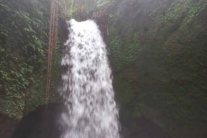 CRETYA Ubud infinity Pool + Hidden Water fall + Water Temple Tour - Manuaba Waterfall: the wet, wild highlight