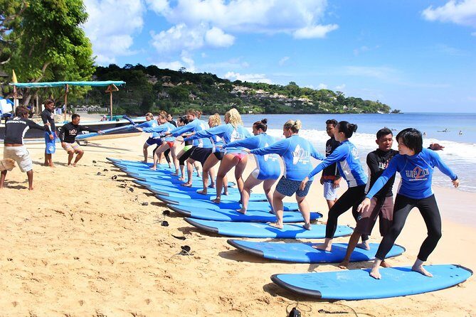 HOT PROMO. Beginner Surf Lessons in Bali - Kuta Beach Meeting Point: Finding UP2U without stress