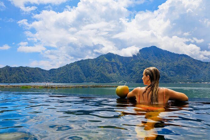 Mount Batur Sunrise Jeep Tour with Hot Springs and Waterfall - Mount Batur at sunrise and the Black Lava fields