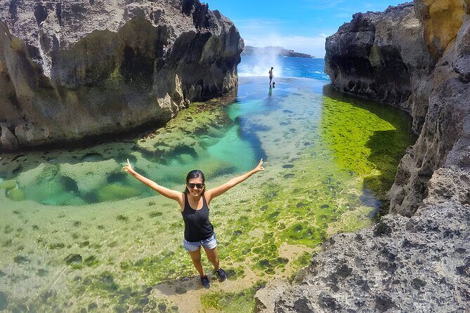 Nusa Penida Island Beach Tour With Snorkeling - Departure From Bali Island - Angel’s Billabong: rock lagoon views and a short descender option