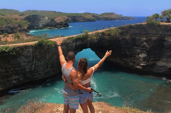 Nusa Penida Private Snorkeling and West Tour Start from Bali - Pasih Uug Beach and Broken Beach: the dramatic cliff “big hole”