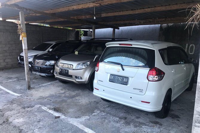 Private Bali Car Charter with Driver up to 6 People - What’s included in the price (and what isn’t)