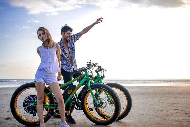 Seminyak Beach eBike Private Tour - From Kuta Beach to Legian boardwalk: the classic shoreline start