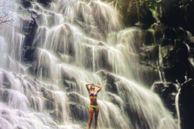 Ubud Highlight Rice Terrace,Waterfall,Temple and Art village - Kanto Lampo Waterfall: time to swim and grab photos