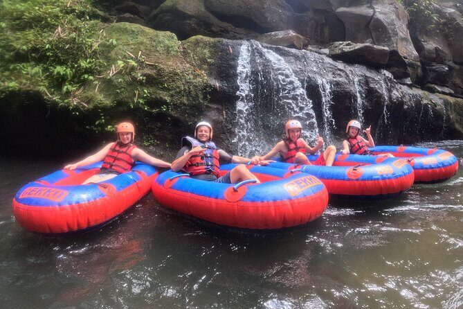 Ubud Tubing Adventure Holy Spring Temple Private Guided Tour - Gekko Tubing Bali on the Petanu River: calm water meets rapids