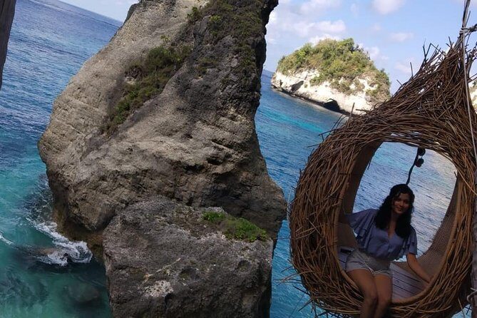 West And East Nusa Penida Tour,Depart From The Island of Bali - Paluang Cliff and Kelingking Beach: where the low-tide rule matters