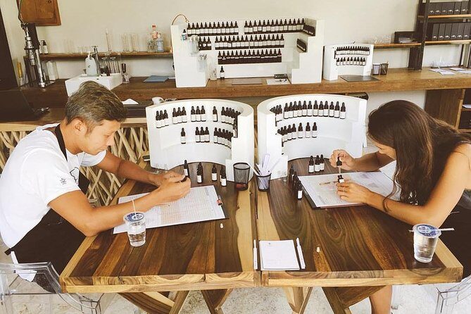 Your Fragrance Selection: Bali Perfume Workshop and Creations - Ingredient Choices: Flowers, Citruses, Woods, and Spices